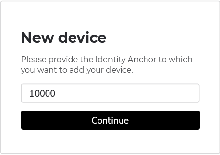 add device anchor