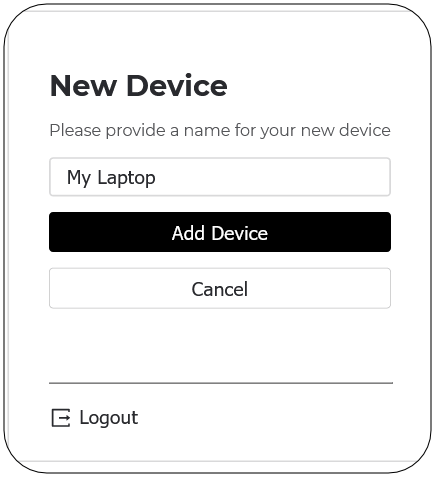 management add device name